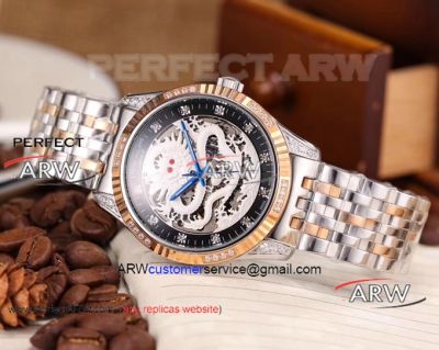 Perfect Replica Patek Philippe Dragon Face Watch